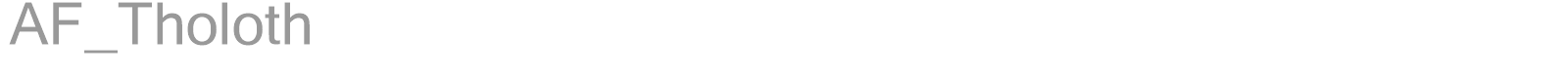 AF_Tholoth font preview